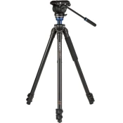 Video stativ Benro - A2573F AL + S4Pro, 41.5-177 cm, crni