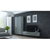 CMM Cama TV stand VIGO 140 30/140/40 white/grey gloss