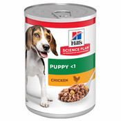 Hills Science Plan Puppy <1 s piletinom 6 x 370 g - 12 x 370 g