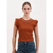 Bigdart Bluza rjasto rjava/zlata