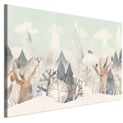 shumee Slika na italijanskem platnu 90 x 60 cm - skandinavski slog - narava Slika na italijanskem platnu 120 x 80 cm - skandinavski slog - narava