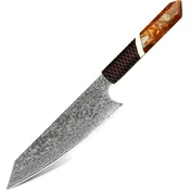 Damaskus kuhinjski nož Shinsei - Kiritsuke / Rjava KP37588