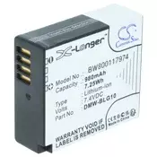 Baterija DMW-BLG10/DMW-BLE9 za Panasonic Lumix DMC-GF3/DMC-GF6/DMC-TZ81, 980 mAh