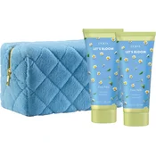 Pupa Lets Bloom Set Daisy Field - Gel za tuširanje i losion, 2 x 200 ml + Kozmeticka torbica