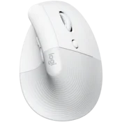 LOGITECH Lift for MAC Vertical Ergonomic Mouse - OFF-WHITE/PALE GREY
