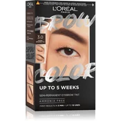 L´Oréal Paris Brow Color Semi-Permanent Eyebrow Tint polpermanentna barva za obrvi 3.0 Dark Brunette