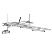 VEVOR Žaga za hlode z vodilom in tirnim sistemom 915x312x473 mm srebrna