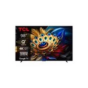 Televizor TCL 98C655/QLED/98/4K UHD/144Hz/Google TV/crna