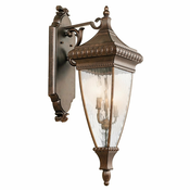 Elstead KL-VENETIAN2-M - Zunanja stenska svetilka VENETIAN 2xE14/60W/230V IP44