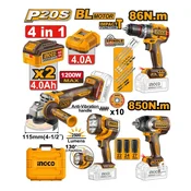 Akumulatorski set alata COSLI251192E 4/1 SUPER INGCO