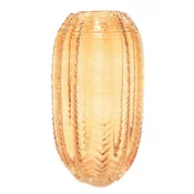 Mhome Vaza 15xh28cm / zlata / steklo