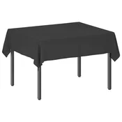 vidaXL Klobučevina za mizo Pravokotna Temno siva 140 x 180 cm