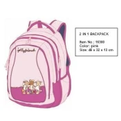 Ranac za devojcice 2u1 Nici Jolly friends, Roze
