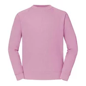 Raglan Mens Pink Sweat Fruit of the Loom