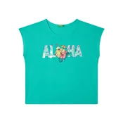 United Colors Of Benetton Majica 3I1XC10P0 Zelena Regular Fit