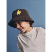 Reserved - Klobuk bucket hat Pokémon - temno siva