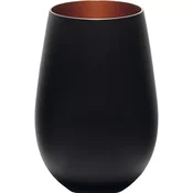 Stölzle Elements kozarec 465 ml, črna/bronasta (6 kos)