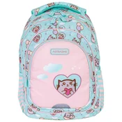 ASTRABAG Ranac dacki anatomski 3zipa AB330 Kittys World 502024001 svetlo roze