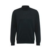 OLYMP Pulover Strick Modern Fit, črna
