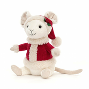 Jellycat - Plišasta božična miška Merry