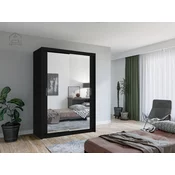 Garderobna omara Lux 150 cm - črna