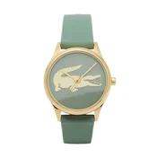 LACOSTE Analogni sat Crocodelle  zlatna / zelena