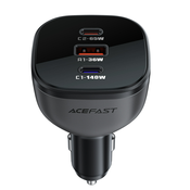 Hitri avtopolnilec Acefast B14 165W s QC, PD in tremi izhodi