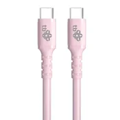 TB USB C - USB C 60W Jelly kabel 1m roza
