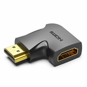 Vention HDMI 270 Degree Male to Female Vertical Flat Adapter Black