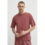 Pamucna majica Reebok za muškarce, boja: ružicasta, bez uzorka, 100076357