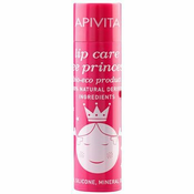 Apivita Lip Care Bee Princess hidratantni balzam za usne za djecu (Bio-Eco Product, 100% Natural Derived Ingredients) 4,4 g
