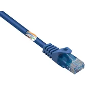 Renkforce Renkforce RF-5044022 RJ45 omrežni kabel\, Patch kabel CAT 5e U/UTP 2.00 m modra z zaščitnim zapornim zatičem\, brez halogena 1 kos, (20519114)