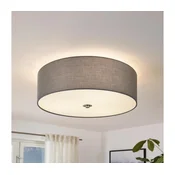 Eglo 55277 - Stropna svetilka PASTERI 3xE27/25W/230V, premer 47,5 cm, siva