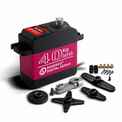 YUNIQUE GREEN-CLEAN DS3240 7.4V 40KG Digitalni servomotor z 25T kamerami za model robotskega tovornjaka Baja Car 1/10 (180 stopinj)
