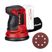 Akumulatorska ekscentricna brusilica Einhell TE-RS 18 LI Solo - Einhell - Li-Ion 18 V - 14.000 - 22.000 min^-1 - 2,0 mm - 125 mm - 1,1 kg - 2+1 godina