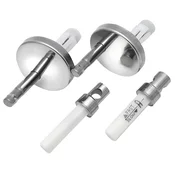 ISVEA Set za Montažo WC Deske z Mehkim Zapiranjem - LOUNGE, Kromirana, 40S40200I/40KF0200I-S