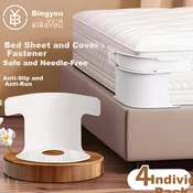 Bingyou Fiksator za caršav, 4 komada, Beli
