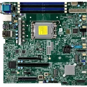 Supermicro MBD-X13SCH-F-B Motherboard, LGA1700 Socket, Intel Xeon E-2400 Series, C266 Chipset, SATA, 2x1GbE, M.2, IPMI, Bulk Package