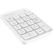 A4 TECH - FGK21C FSTYLER 2.4G Wireless Numeric Keypad USB Type-C bela tastatura
