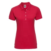 Blue Womens Stretch Polo Russell