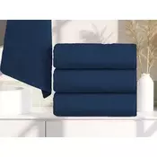 Ljubki dom Brisača CLARYSSE ELEGANCE 60x110 cm temno modra, 100% bombaž
