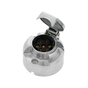 Vtičnica za prikolico aluminij 7PIN 12-24V