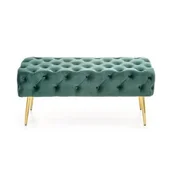 Halmar Tabure ATHENA dark green/gold (1p=1szt)