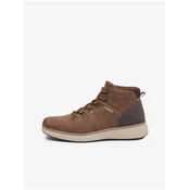 Brown mens winter ankle boots Celio