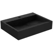 Mexen Ava nadpultni umivalnik iz konglomerata 1/O 50 x 38 cm, črna - 23015071
