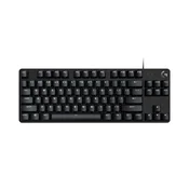 Mehanska igralna tipkovnica Logitech G413 TKL SE - črna, nordijska razporeditev (PC)