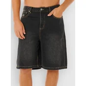 Rip Curl Inner Visions Denim Walk Shorts dark acid black