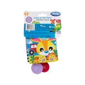 Playgro Knjiga glodalica farma