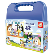 Puzzle Suitcase 2x48 - Bluey