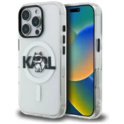 Ovitek Ovitek Karl Lagerfeld IML Choupette Sketch Logo MagSafe za iPhone 16 Pro Max, prozoren (KLHMP16XHGCHGKBT)